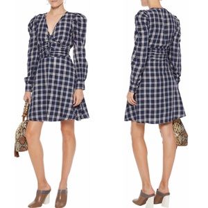 NWT Walter Baker Nikol metallic twill dress